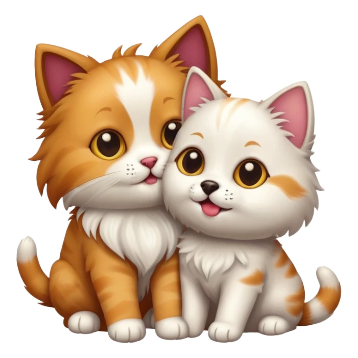 Kedi köpek sticker