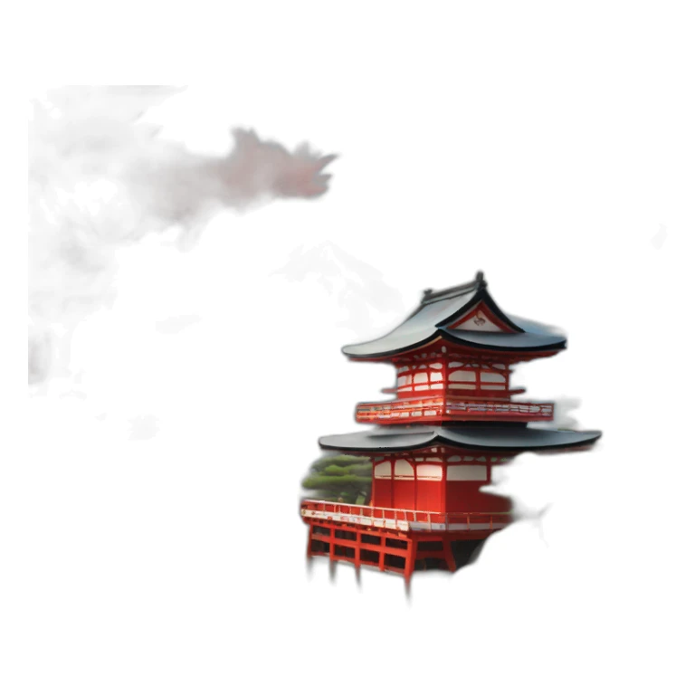 Japon paysage sticker