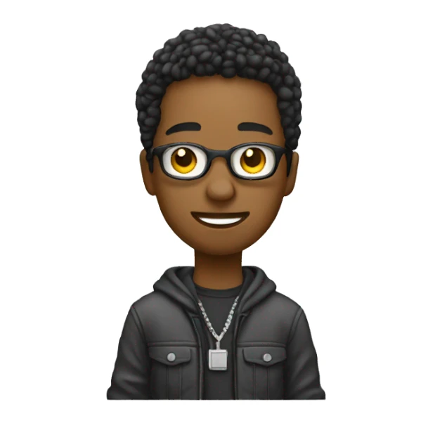 Rappeur qui tient un micro sticker