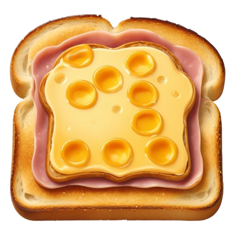 ham and cheese toast  sticker