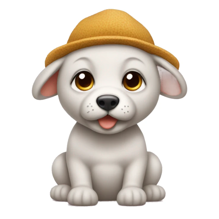 animal bebe con gorrito sticker