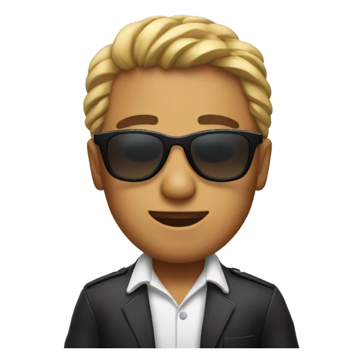 Me with sunglasses on sticker