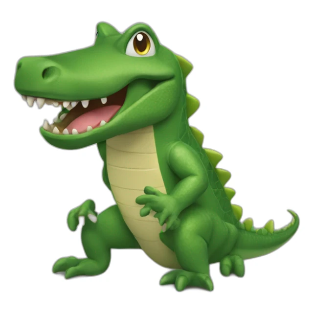 Cocodrilo sacando la lengua sticker