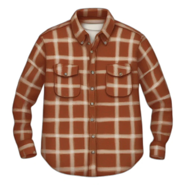 flannel shirt sticker