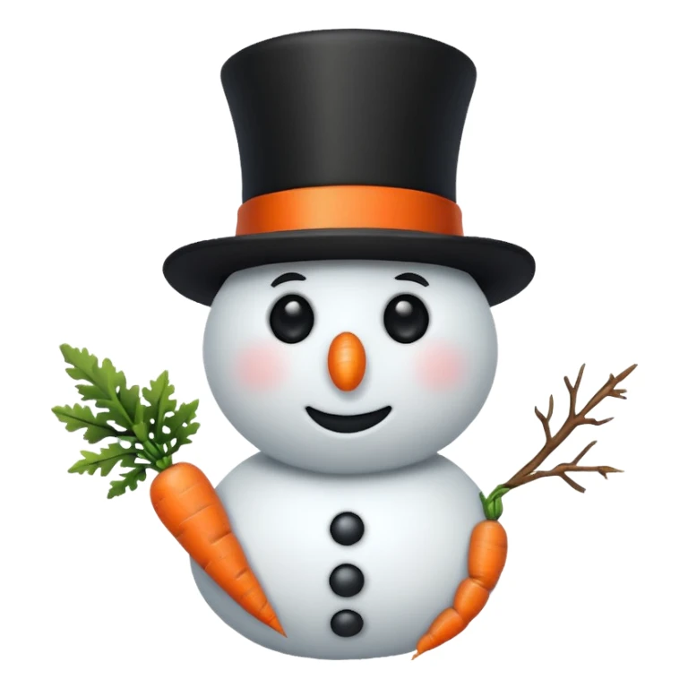 Snowman sticker