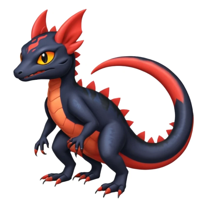 Salandit-Noibat-Litten-Hybrid (Full body) sticker
