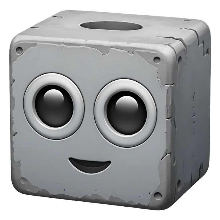 Concrete block sticker