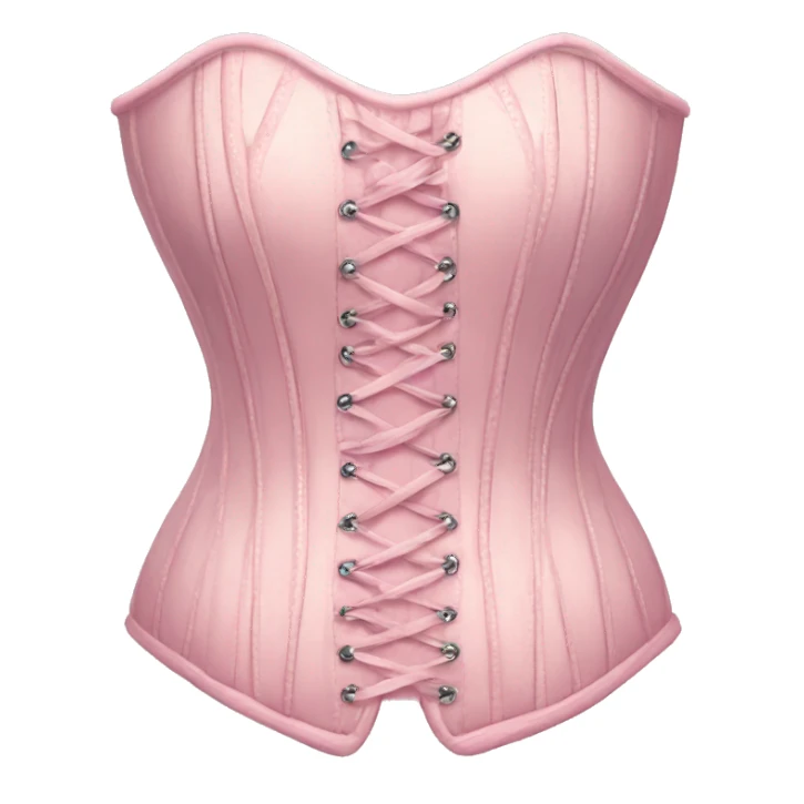 Pastel pink corset  sticker