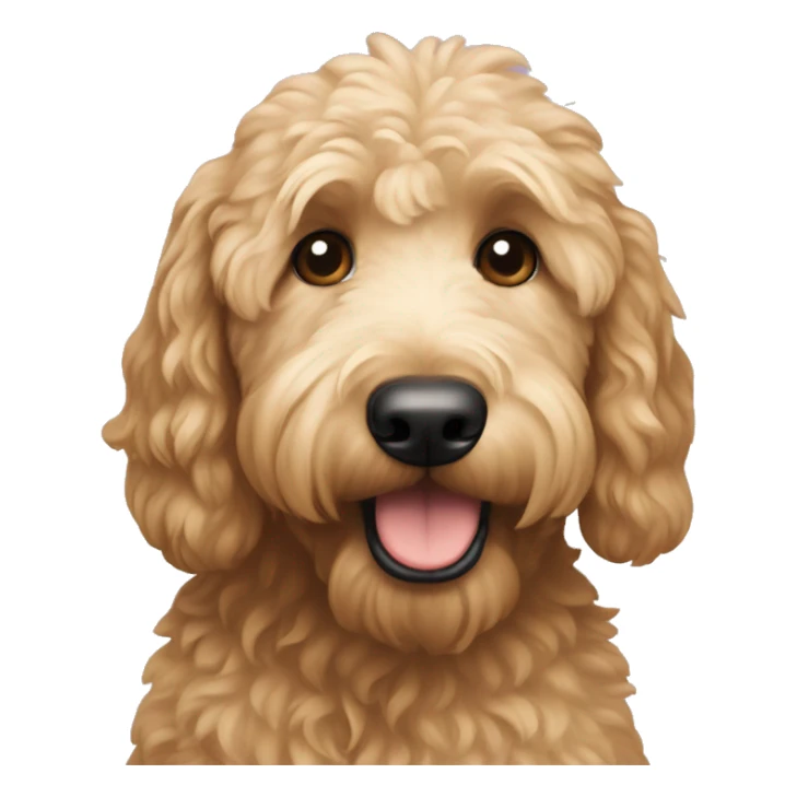 goldendoodle dog sticker