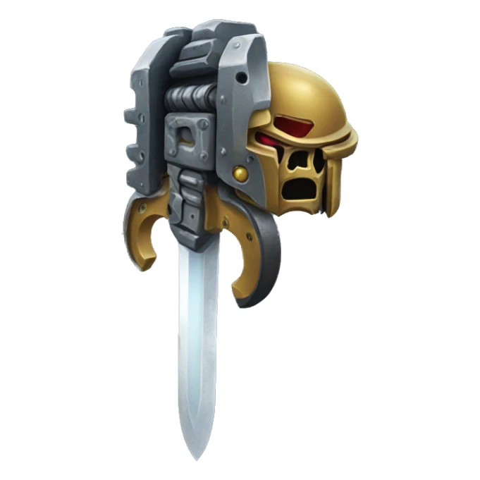 space marine chainsword sticker