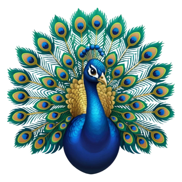 Peacock only one Features   sticker