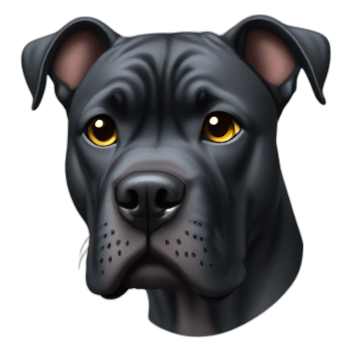 Cane corso pointed ear sticker