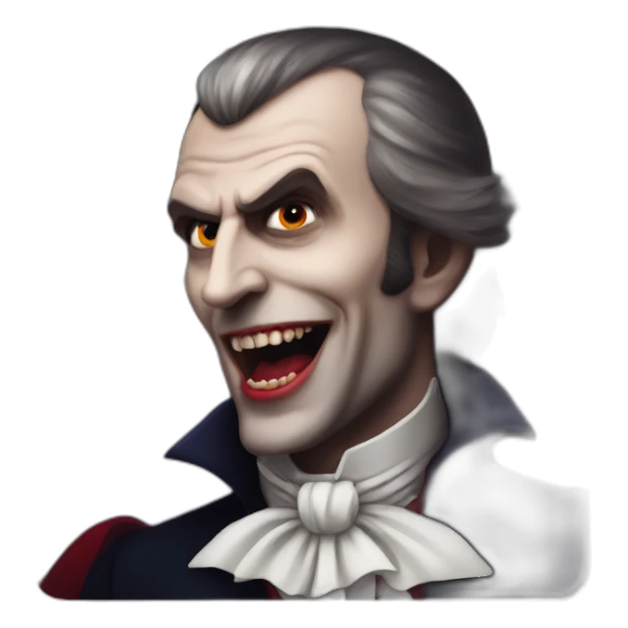 Vampire macron sticker