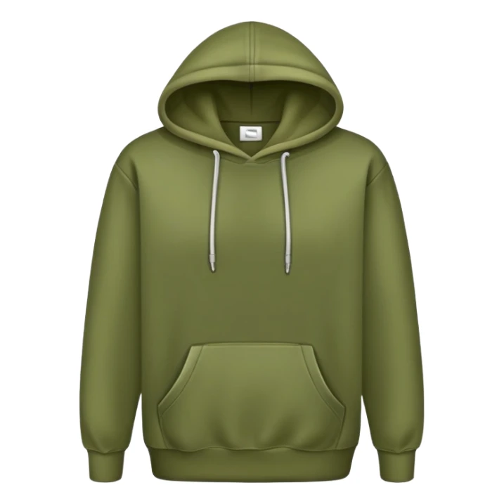 olive green hoodie sticker