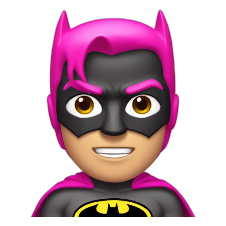 pink batman sticker