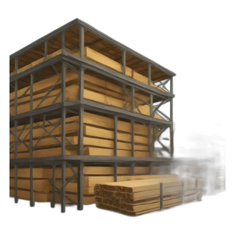 modern lumber factory sticker