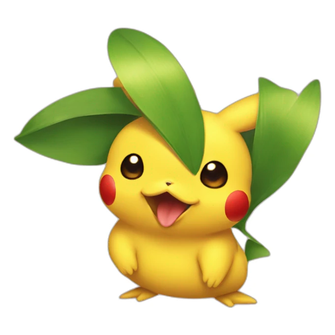 Pikachu kiss duck sticker
