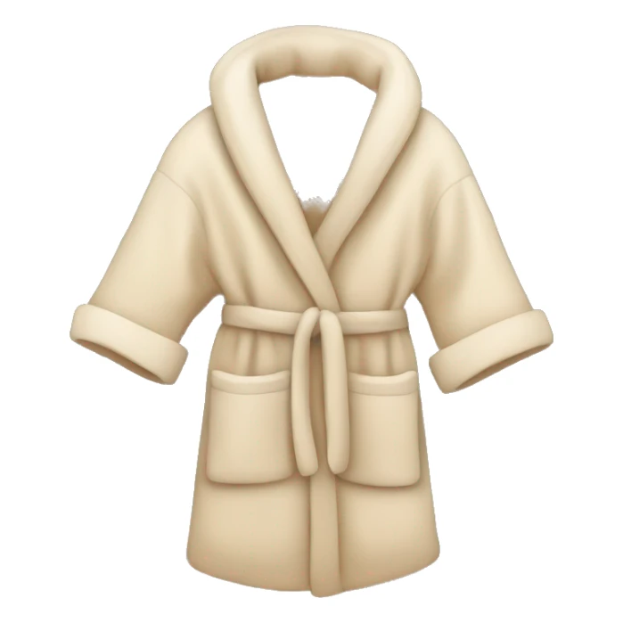 Beige cozy robe sticker