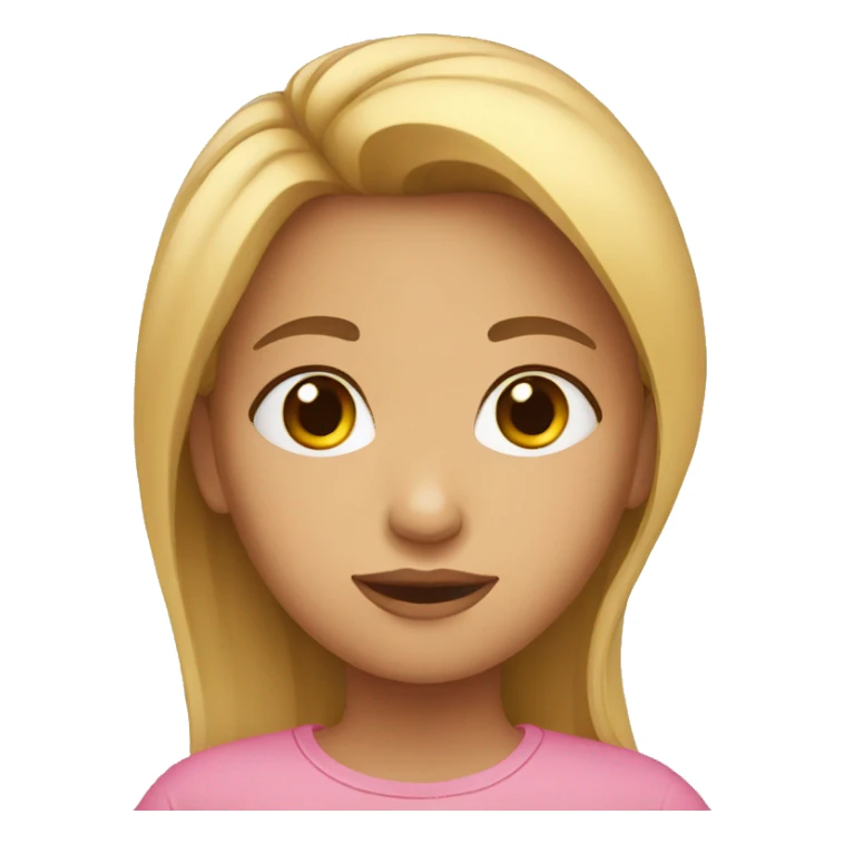 intimated girl sticker