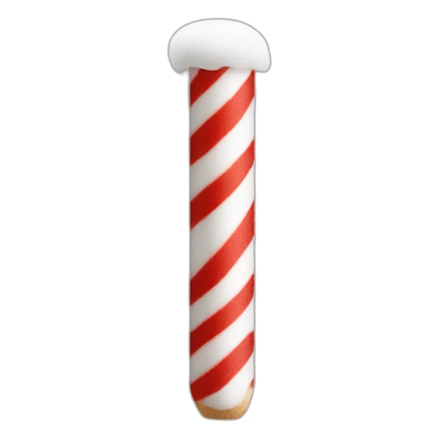 sugar stick red and white sticker
