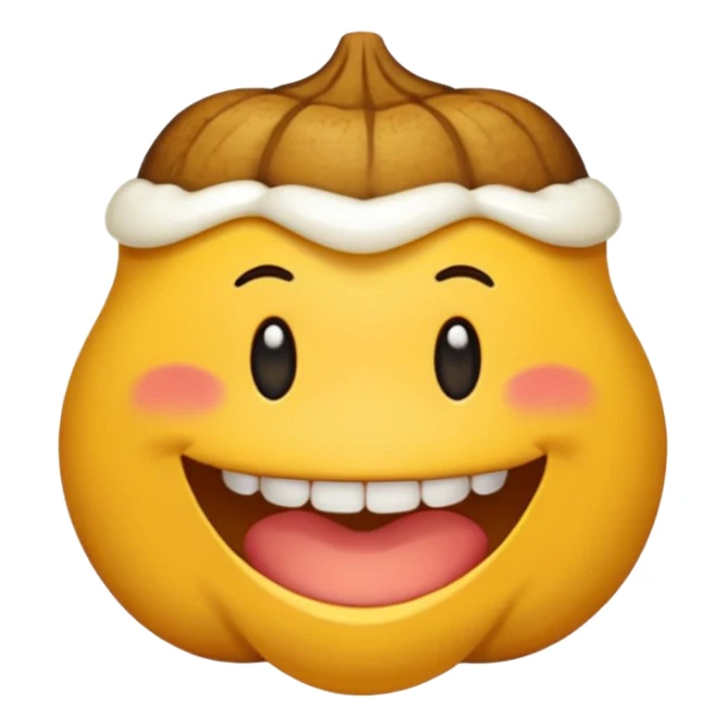 Emoji de pele preta com aparelho dentário bragets com os dentes a mostra bem amarelo sticker