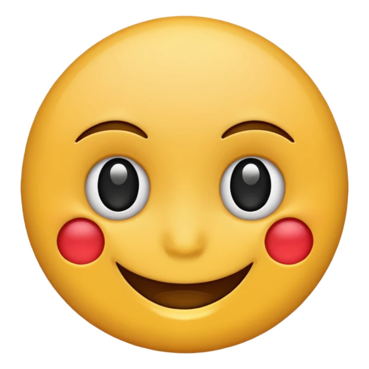 Thank you, smiling face  sticker