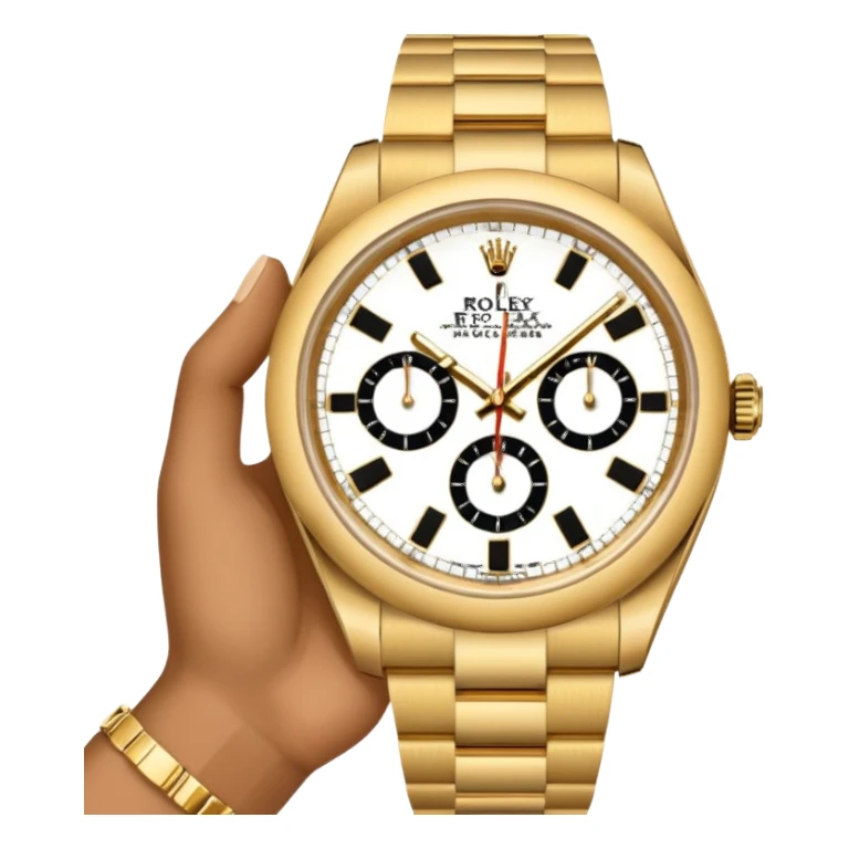 Rolex omoji hyr bu değil sadece el onu istiyorum böyle değil  sticker