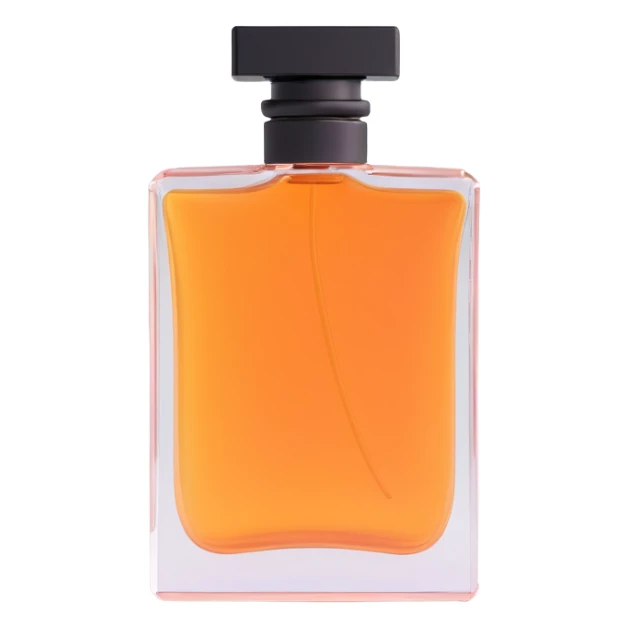 A perfume bottle sticker