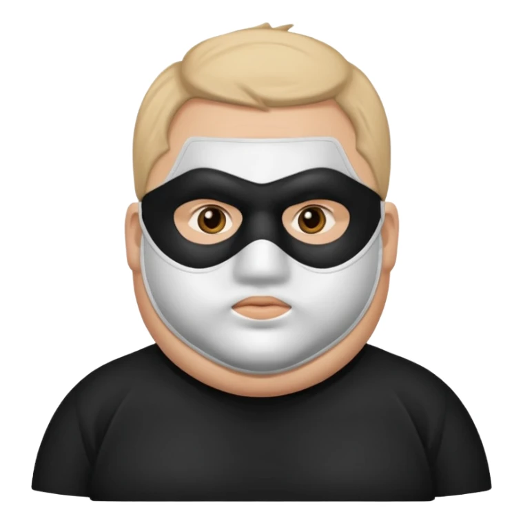 thief very fat man sticker