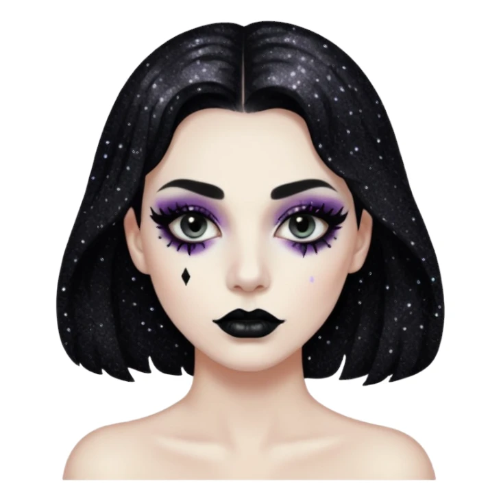 Glitter killer sticker