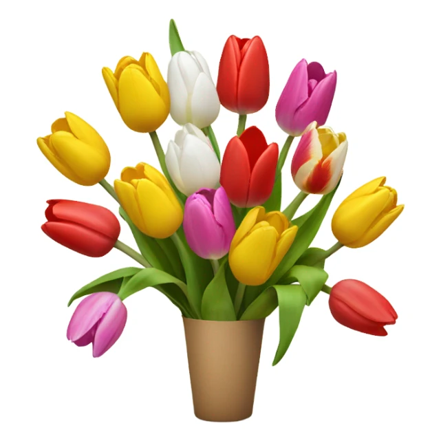 Tulip bouquet  sticker