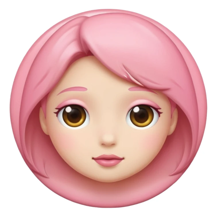 PINK BLUSH emoji sticker