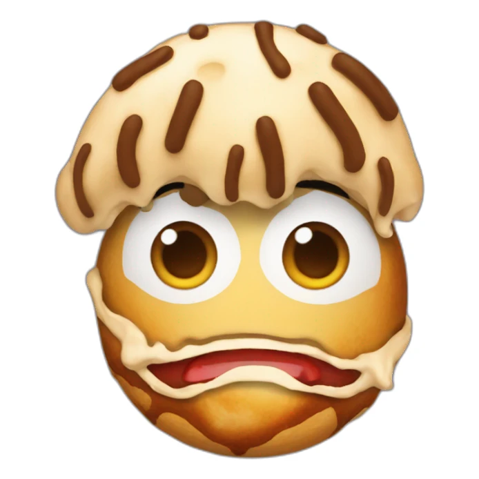 takoyaki noface sticker