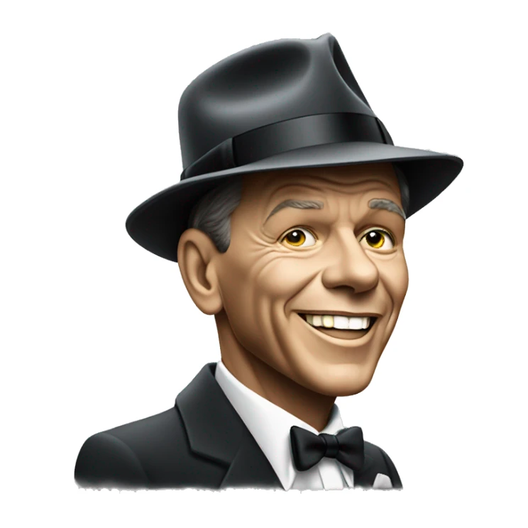 Frank Sinatra music sticker