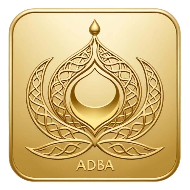 Adab visa logo sticker