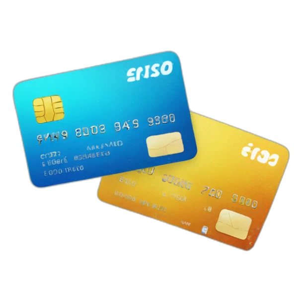 credit cards in water sticker