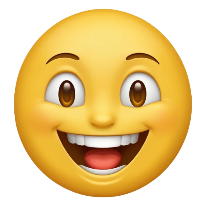 emoji riendose sticker