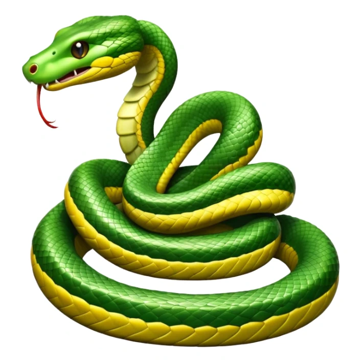 Snake eating his own tail sticker