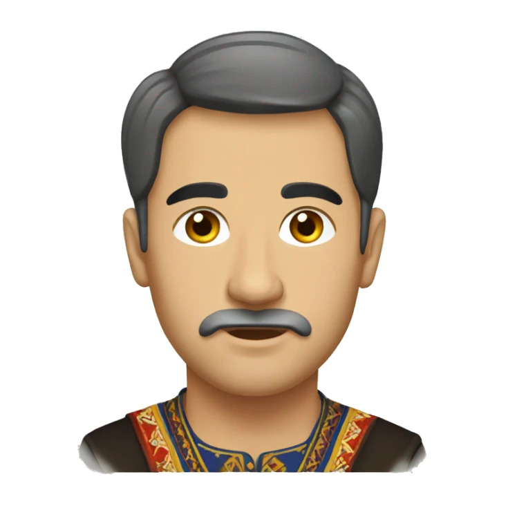 A Romanian traditional dacer sticker