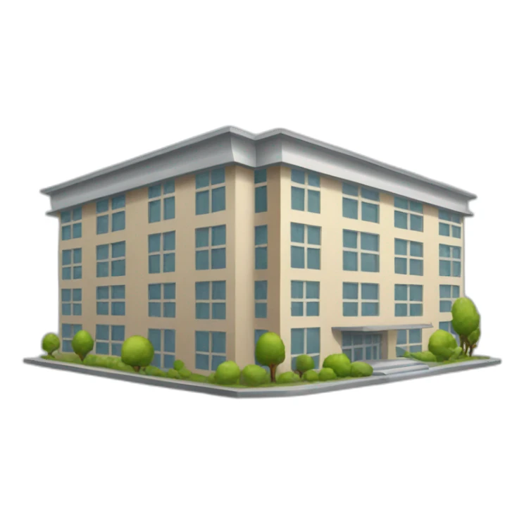 company building sticker