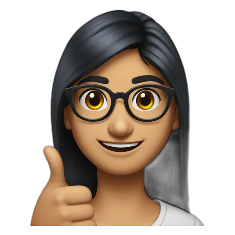 Mia Khalifa thumb up sticker