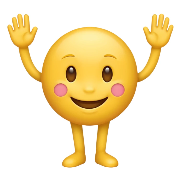 3 legged emoji sticker