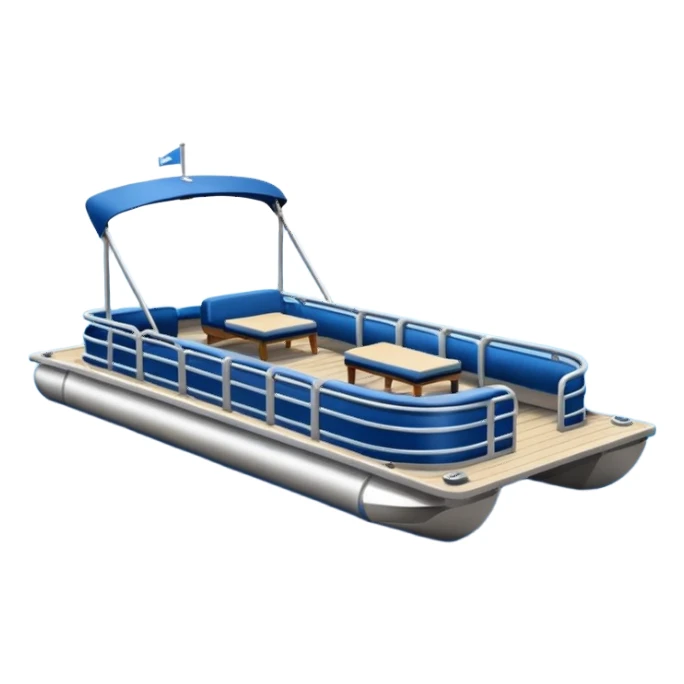 pontoon boat  sticker