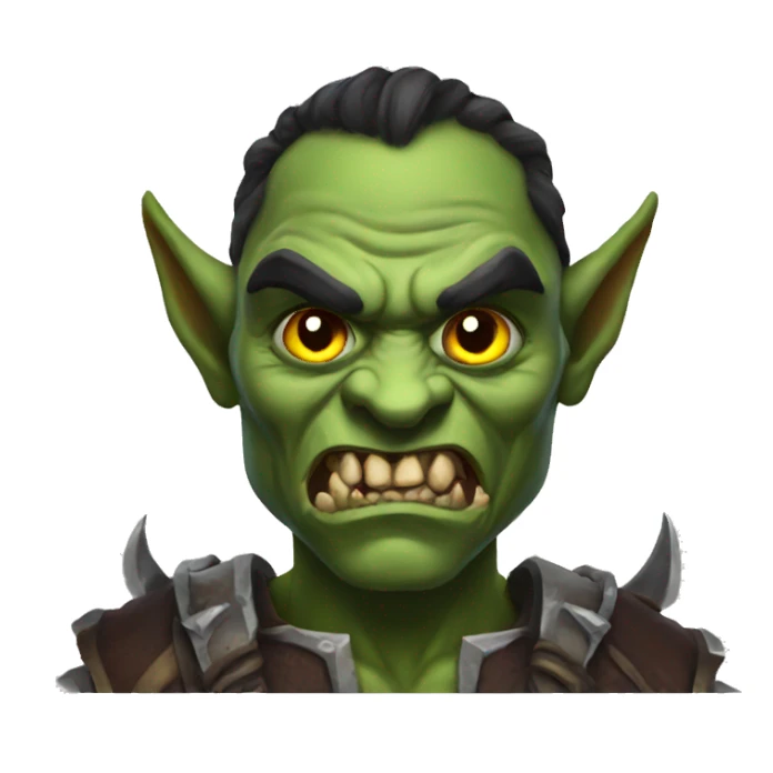 diablo orc halloween sticker