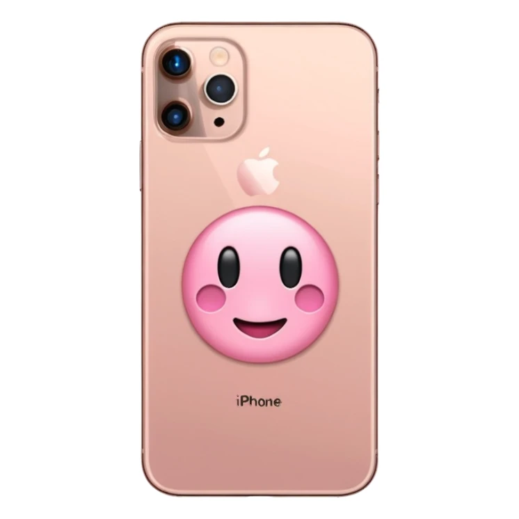 Um iPhone 16 pro max rosa claro  sticker