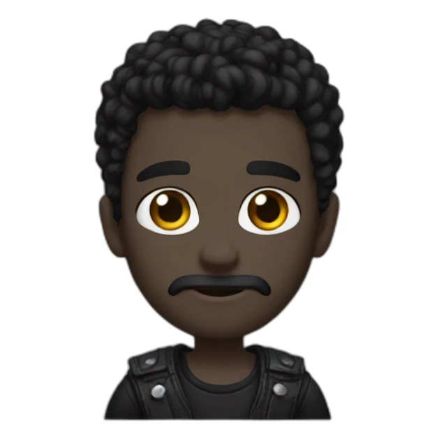 bo y goth black cool sticker