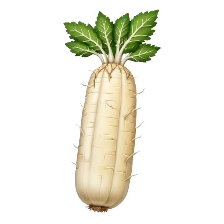 horseradish root, simple, clear sticker