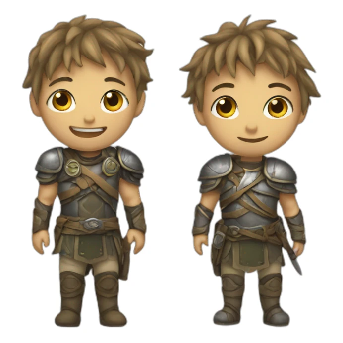 Michou and Inoxtag sticker