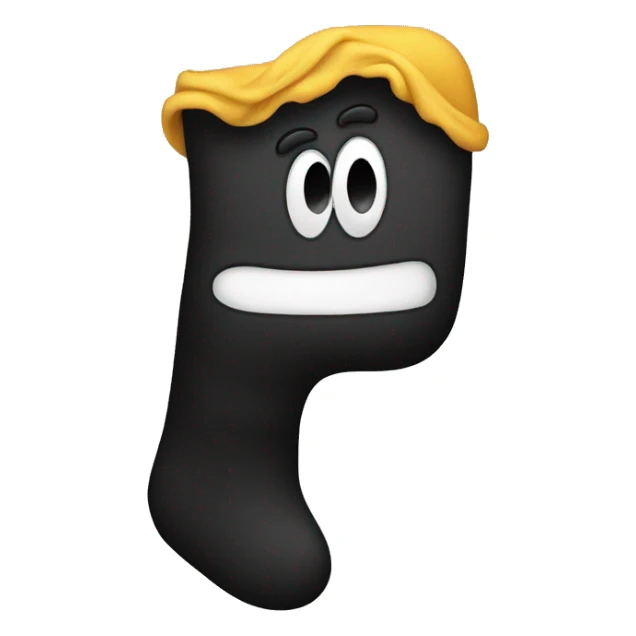 Stinky Black Sock  sticker