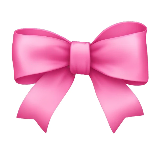 pink ribbon bow sticker